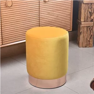 پاف استوانه ، مبل پاف استوانه مبلمان نارنجی مدل 513024