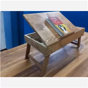 میز لپ تاپ و تحریر تاشو مبلمان نارنجی مدل 528002
