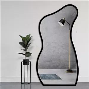 آینه قدی چوبی الف طرح آوا 70-W-180 مبلمان نارنجی مدل 525076