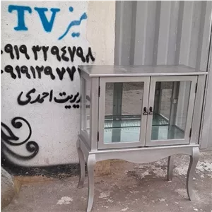 مینی بوفه مدرن کلاسیک مبلمان نارنجی مدل 529232