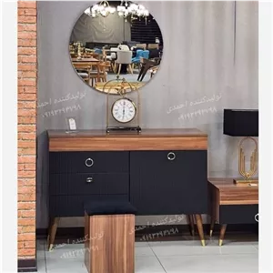 میز آرایش کلاسیک زیبا مدرن مبلمان نارنجی مدل 525288