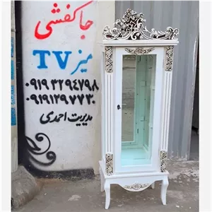 مینی بوفه منبتی گلبرگ مبلمان نارنجی مدل 526419