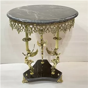میزخاطره فرشته برنزی باضمانت مبلمان نارنجی مدل 526454