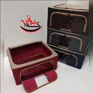 باکس اسکلت فلزی سایز3 برزنتی مبلمان نارنجی مدل 525469