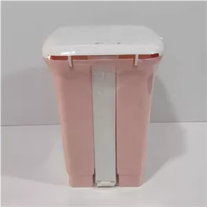 سطل چهارگوش پدالی کوچک باران مبلمان نارنجی مدل 524893