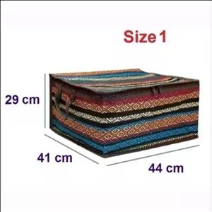 بقچه لباس جاجیم سایز 1 مبلمان نارنجی مدل 527325