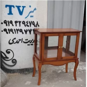مینی بوفه ساده فندقی مبلمان نارنجی مدل 528171