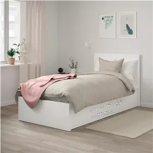 تخت خواب تک نفره کلاسیک ساده زیبا مبلمان نارنجی مدل 519886