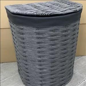 سبد رخت ولباس جدید الیاف نخ پنبه قابل شستشو مناسب وکاربردی مبلمان نارنجی مدل 526589