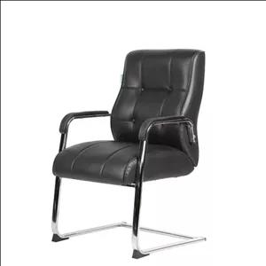 صندلی اداری بدون چرخ طبی مدل کنفرانسی T8002 پرشین مبلمان نارنجی مدل 509828