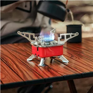 اجاق سفری اورجینال مدل ZT-202 | اجاق کمپینگ فوق‌سبک با شعله قدرتمند و فندک اتوماتیک