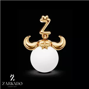 پلاک ماه تولد اردیبهشت طلا و مروارید