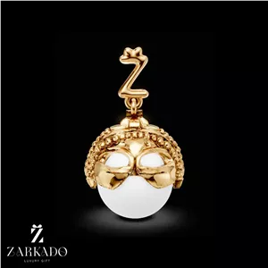 پلاک ماه تولد خرداد طلا و مروارید