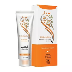 خرید کرم ضدآفتاب گیاهی ترنجان مدل شیرین بیان (SPF سی) | روشن کننده و ضدالتهاب