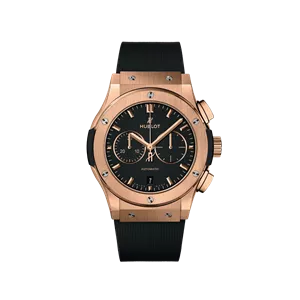 ساعت زنانه هابلوت کرنوگراف رزگلد بند رابر