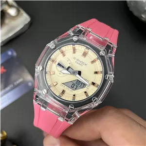 ساعت جیشاک صورتی G-Shock GA-2100