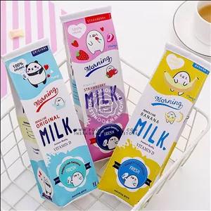 جامدادی پینترستی فانتزی مدل پاکت شیر صبحانه کد 62849876 cute pencil case milk pack design stationery www.poonelstore.com
