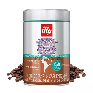کنسرو دانه قهوه ایلی برزیلی مقدار 250 گرم عربیکا سلکشن illy Introduces Arabica Selection Custom-Roasted Single Origin Coffees www.poonelstore.com 