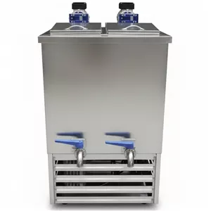 شیر و دوغ سرد کن دو مخزن 300 لیتری تایگر استیل مدل TS-MD300