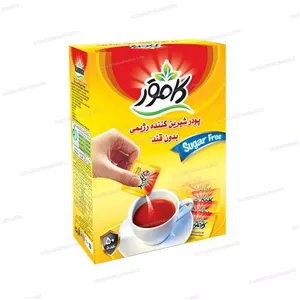 پودر شیرین کننده رژیمی بدون قند 50 عددی کامور