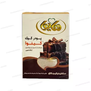 پودر کیک کاکائویی کینوا رژیمی فاقد گلوتن جعبه ۲۰۰ گرمی هایوا