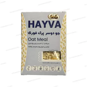 جو دوسر پرک فوری رژیمی و انرژی زا OAT MEAL جعبه 200 گرمی هایوا