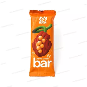 شکلات بار فشرده رژیمی مخلوط غلات و کاکائو تلخ ۳۰ گرمی کیتاریچ