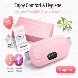 کمربند حرارتی و ماساژور 4حالته 3دما دیجیتال دوران قاعدگی اورجینال