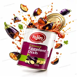 کنسرو رژیمی خوراک بادمجان 400 گرمی روژین