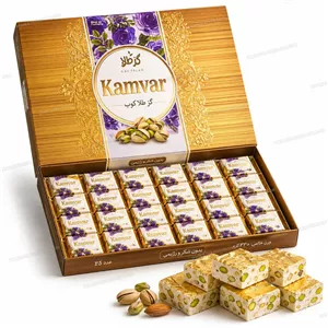 گز کادویی رژیمی طلاکوب 20 عددی کامور