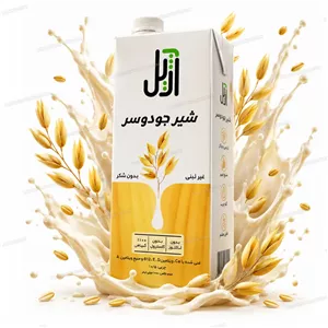 شیر غیر لبنی بدون شکر جو دوسر 1 لیتری آژیل