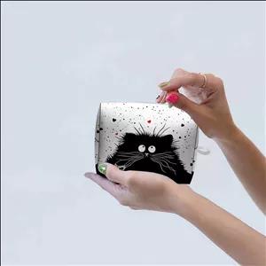 کیف پد بهداشتی فیوری مدل گربه خپل طرح جِیمز