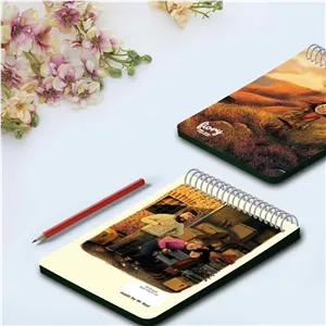 دفترچه یادداشت مستر راد طرح پرنسس مارگارت و اسپارکل مدل Cheeck Box  چند رنگ