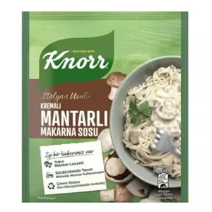 سس ماکارونی قارچ و خامه کنور 52 گرم knorr