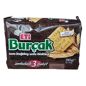 بیسکویت اتی بورچاک با آرد گندم کامل محتوی 3 بسته