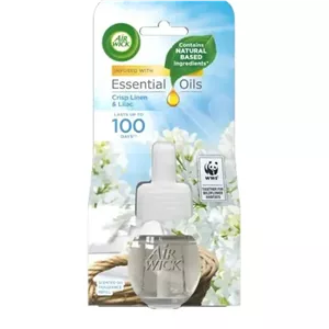 یدک خوشبوکننده هوا ایر ویک Air Wick رایحه کتان و یاس حجم 19 میلی‌لیتر