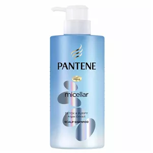 شامپو میسلار تنظیم چربی پوست سر پنتن مدل Detox And Purify Algae Extract جلبک دریایی حجم 530 میل