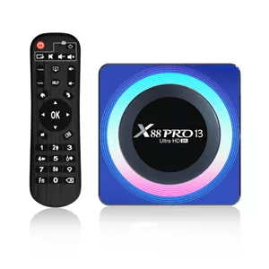 اندروید باکس X88 PRO 13 BLUE 4GB 64GB