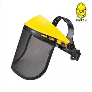 شیلد ایمنی توری فلزی | محافظ صورت صنعتی