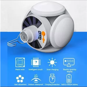 چراغ کمپینگ خورشیدی تاشو ضدآب