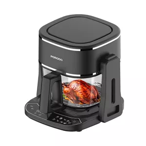 سرخ کن بدون روغن، هواپز و گریل پورودو  Porodo Lifestyle Dual Design Air Fryer & Grill PD-LFST022-BK