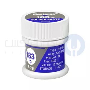 خمیر قلع 60 گرمی 183 درجه مسترگو Mastergo