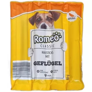 تشویقی مدادی سگ برند رومئو طعم مرغ