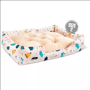 جای خواب U VIP طرح غول کرمی سایز 2 مناسب سگ و گربه نیناپت
