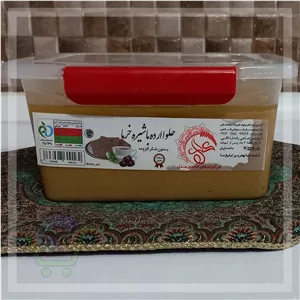 خرید حلوارده خرمایی ۸ کیلویی برند عدل