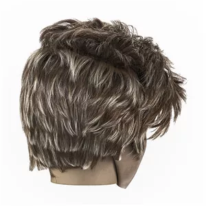 کلاه گیس کوتاه ساتورا مدل HWW05 کرنلی جنس الیاف ابریشم کد 9H613