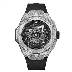 ساعت مچی هابلوت کهکشانی Hublot Unico Sang Bleu ll Diamonds 2324Q