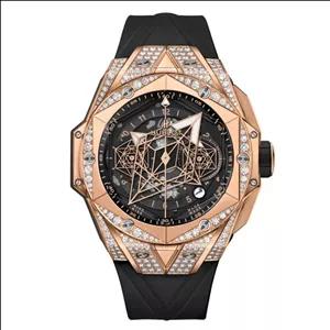ساعت مچی هابلوت کهکشانی Hublot Unico Sang Bleu ll Diamonds 2326Q