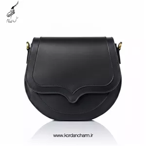 کیف دوشی زنانه چرمی مدل نیلوفر طرح ساده