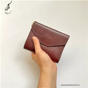 کیف پول چرم مدل بهار طرح فلوتر